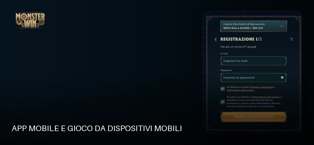 MonsterWin promotional banner