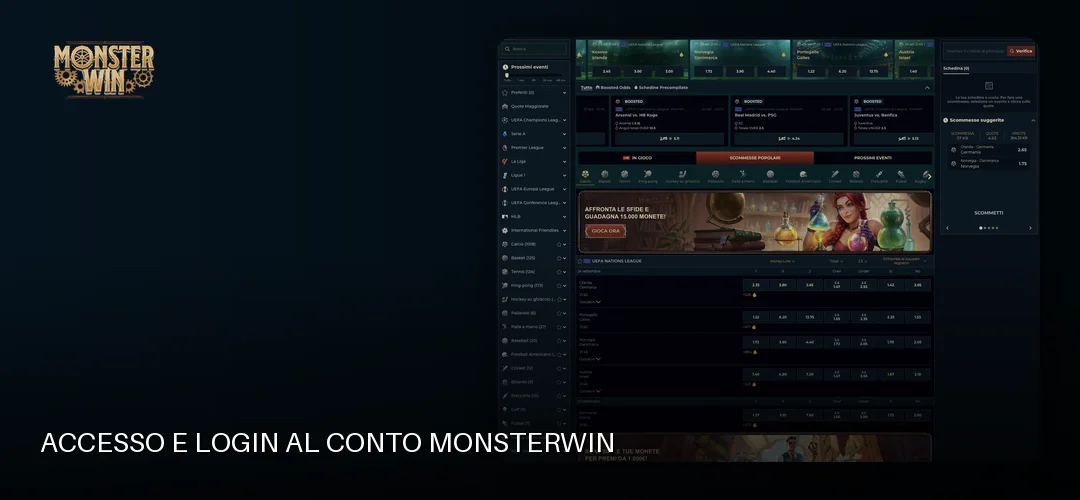 MonsterWin promotional banner